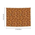 thumbnail image 6 of Hirioo Dachshund And Ball Print Tapestry Lightweight Fabric for Bedroom Aesthetic Home Wall Dorm Décor Living Room Decor 29x37 Inch, 6 of 8