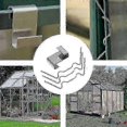 thumbnail image 4 of 26-27 100 Pcs Stainless Steel Greenhouse Clamps - Secure Glass Panels for Greenhouse Windows, 4 of 5