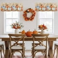 thumbnail image 5 of Fall Valances Curtain Harvest Pumpkin Thanksgiving Kitchen Curtains Sunflower Autumn Leaves Window Valance Topper Curtain Window Treatment for Living Room Bedroom, 1 Paneln 54x18 Inch, 5 of 6
