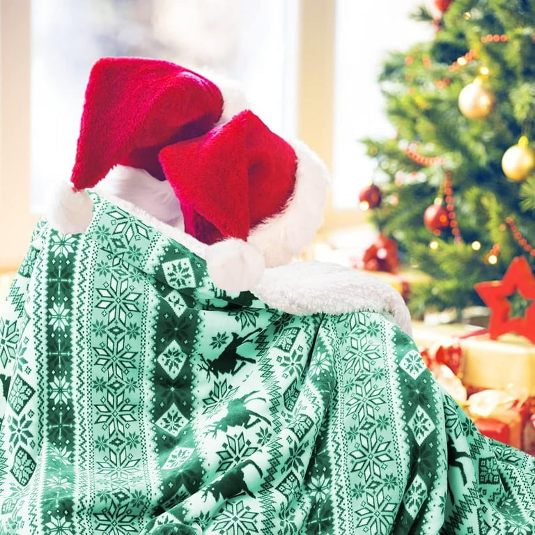 Sherpa christmas throw sale