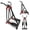 Black, variant on CZBZ Air Walking Elliptical Trainers Machine, Foldable Cardio Cross Trainer Glider for Full-Body Low-Impact Exercise with LCD Display, Extended Stride, Non-Slip Pedals for Home Gym, 300LBS Capacity