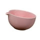 thumbnail image 4 of Cuenco de cerámica para matcha, accesorio para la ceremonia del té, 560 ml, pico vertedor. Rosa, 4 of 9