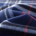 thumbnail image 3 of NevEND Super Soft Luxurious Unisex Scarf For Men and Women Winter Warm Plaid Fashion Scarves Blue, 3 of 5