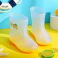 thumbnail image 5 of Toddler Shoes Children Boots Fashion Flat Mid Tube Rain Boots Fashion Soft Bottom Cartoon Transparent Outdoor Rain Boots Daily Leisure Versatile, 5 of 5