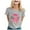 Grey, variant on TSADFHJI Chiffon Tops for Women Elegant Womens Printed Short Sleeve O Neck T Shirt Top Blouse Xxxxl Navy