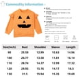 thumbnail image 3 of Sudadera con capucha de calabaza de Halloween para niños, bonita y cómoda, con mangas con volantes para niñas y niños, 3 of 7