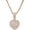 Gold Square Diamond Heart, variant on Silver Heart Necklace 14K Gold Plated Heart Pendant Cubic Zirconia Necklace for Women Men, Iced Out Love Necklace Jewelry Gift Valentine's Day/Mother's Day/Christmas/Anniversary/Birthday Gift