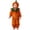 Orange, variant on Toddler Halloween Pumpkin Ghost Baby Romper Outfit Baby Zip Up Hoodie One Piece Romper Plush Long Sleeve Jumpsuit Fall Winter Clothes(Orange,12-18 Months)