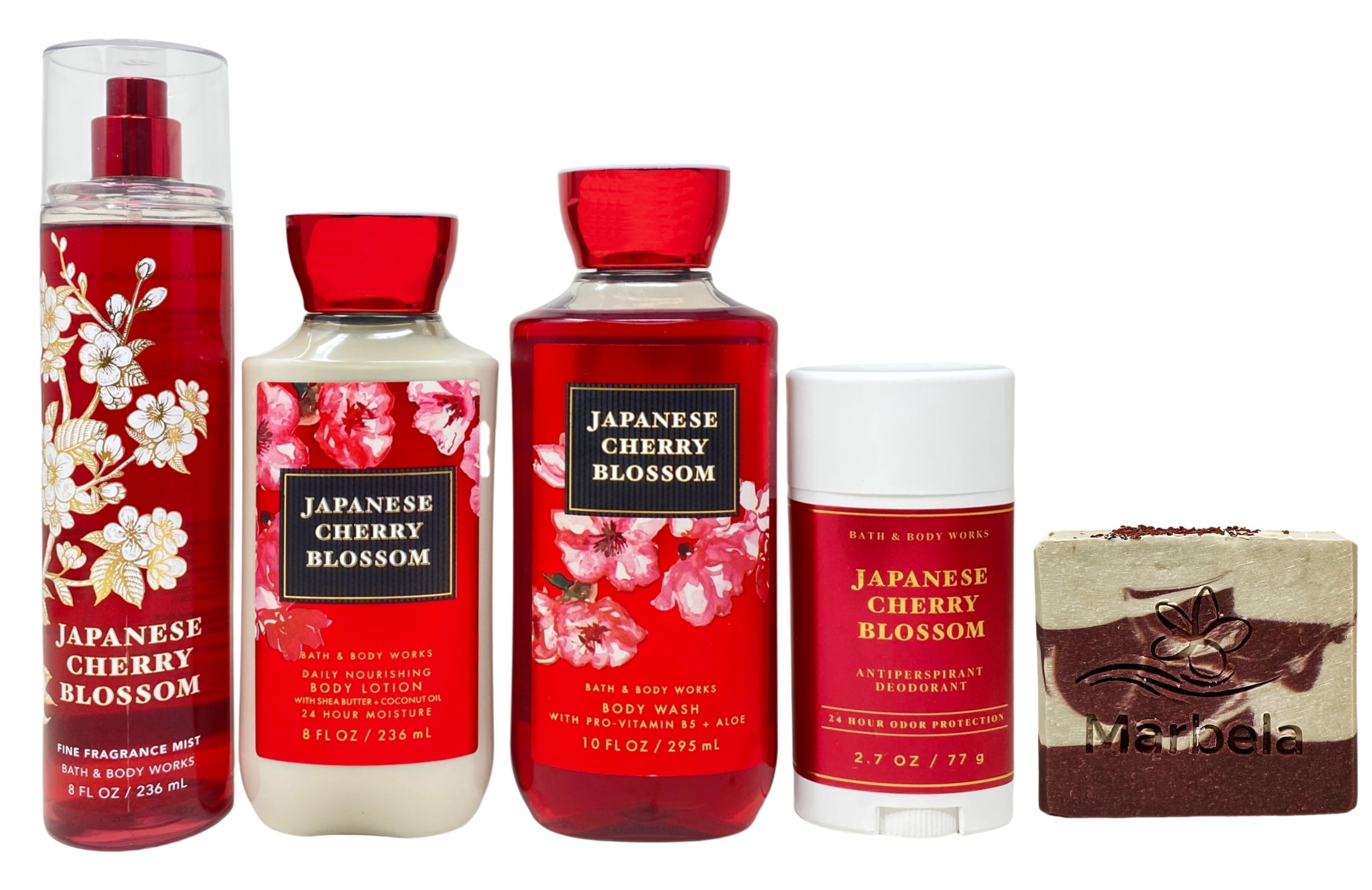 【スィート系セット】Bath&bodyworks トラベルミストセット５個 Bath & Body Works Japanese Cherry Blossom Gift Set, Shower Gel