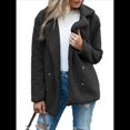 thumbnail image 1 of Abrigos de Invierno para Mujer, de Forro , Piel Sintética, de Oveja, Chaquetas Extragrandes y Modernas, Ropa de Abrigo Cálida Negro S, 1 of 9