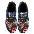 thumbnail image 2 of Autism Awareness Eagle American Shoes Sneakers for Women Men Black Size 8.5, 2 of 7