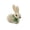 D, variant on Eoozwa Straw Woven Bunny Figurine with White Tail, Khaki Easter Indoor Decoration for Tabletop Shelf, Spring Home Decor