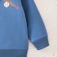 thumbnail image 5 of mgoYE Toddler Boy Quarter Zip Collared Pullover Long Sleeve Fall Winter Baby Boy Clothes Outfit, 5 of 8