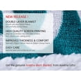 thumbnail image 3 of Mom Blanket Double Layer Sherpa Fleece Soft Fluffy Throw, Quality Print 'Thank You Mom, I Love You' from Daughter, Son Gift for Birthday, Mother's Day, Christmas(Ocean Teal), 3 of 6