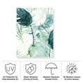 thumbnail image 3 of Grace Popp 'Palm Pieces II' Outdoor Canvas, 3 of 3