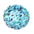thumbnail image 2 of Puntoco Cama para mascotas, cómoda, ajustable, con cojín, cálida, para dormir, redonda, tipo canasta, sofá, cama para perros, suministros para mascotas pequeñas y medianas, cama para el hogar, cua, 2 of 3