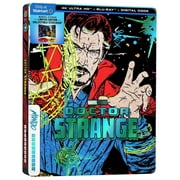 Doctor Strange Walmart Exclusive Mondo Steelbook (4K Ultra HD + Blu-ray + Digital Code) Disney Action Adventure