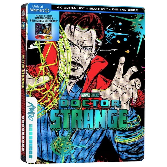 Doctor Strange Walmart Exclusive Mondo Steelbook (4K Ultra HD Blu-ray Digital Code)