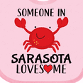 thumbnail image 4 of Inktastic Someone in Sarasota Loves Me Boys or Girls Baby Bib, 4 of 4
