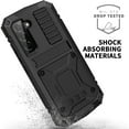 thumbnail image 6 of Dteck Case for Samsung Galaxy S23 Plus,Metal Case with Tempered Screen Protector Military Rugged Heavy Duty Silicone Shockproof Full Body Tough Cover for Galaxy S23+,Black, 6 of 8