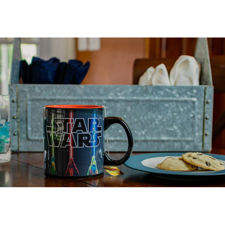  STAR WARS Rey Heat Changing Coffee Mug, 20oz - Lightsaber Image  Reveals with Heat - Ceramic - Officially Licensed - Gift for Kids and  Adults : Home & Kitchen