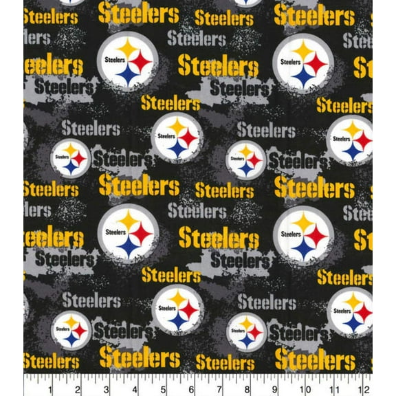 Handmade Placemat Or Table Runner Steelers Distressed