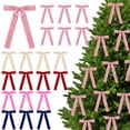 thumbnail image 2 of Velvet Bows for Christmas Tree Decorating with Gold Twist Ties 36 Pieces, 2 of 9