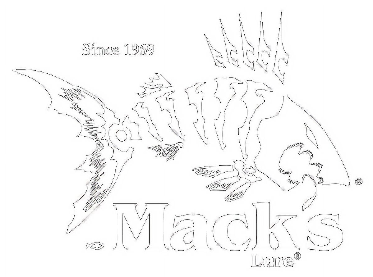 Mack's Lure Classic Wedding Ring Fishing Spinnerbait, Flo Orange, Size 4  Hook, Spinnerbaits