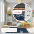 thumbnail image 4 of SHILIU-Neva Modern Tasseled Shag Area Rug, 6' 7" x 9', Blue, 4 of 4