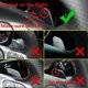 thumbnail image 3 of Aluminum Car Steering Wheel Shift Paddles Extensions Fit For Mercedes Benz A B E R Class(Black), 3 of 4
