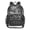 Unicorn Made of White Dots, variant on PVC Transparent Backpacks Clear Backpack for Travel and Outings Sitting Unicorn Pattern