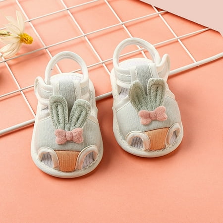 

Black_Friday Cyber_Monday Deals Dianli Toddler Sandals Toddler Girls Boys Slip-On Sneakers Outdoor Toddler Water Shoes Summer 0-1 Year Old New Walking Shoes Baby Slip Sandals Blue Toddler Sandals 14