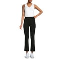thumbnail image 4 of Athletic Works Women’s Petite Stretch Cotton Blend Straight Leg Pants, 4 of 5