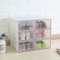 thumbnail image 5 of Ludlz Stackable Dustproof Transparent Type Shoes Storage Container Box Organizer Clear Protective Acrylic Sneaker Bins for Under Bed Closet or Entryway Use, 5 of 7