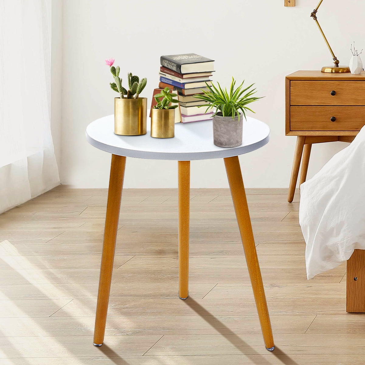 small round side table for living room