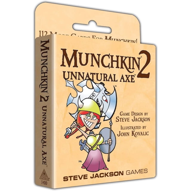 Juego de cartas Steve Jackson Games Munchkin 2 - Unnatural Axe