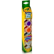 Crayola Washable Kids' Paint Pot Set, 4-Colors with Glitter Effects
