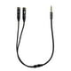 thumbnail image 2 of Paquete de 2-4 cables adaptadores de audio de 3,5 mm, cable adaptador divisor de micrófono para PC y teléfono inteligente 4 piezas, 2 of 8