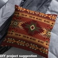 thumbnail image 2 of Manfei Boho Bohemian Aztec Sewing & Crafting Fabric (3 Yards), Tribal Exotic Style Home Decor Fabric by the Yard, Vintage Arrow DIY Fabric, Red Brown, 2 of 6