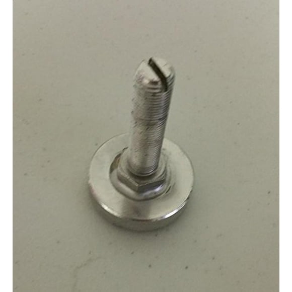 Original Brecknell Part# 41244-0042 Foot Assy (Mach-Slot) Non-Swivel Steel Foot 1/2-20 for Brecknell DCSB Pegasus Floor Scale Replacement Foot, New
