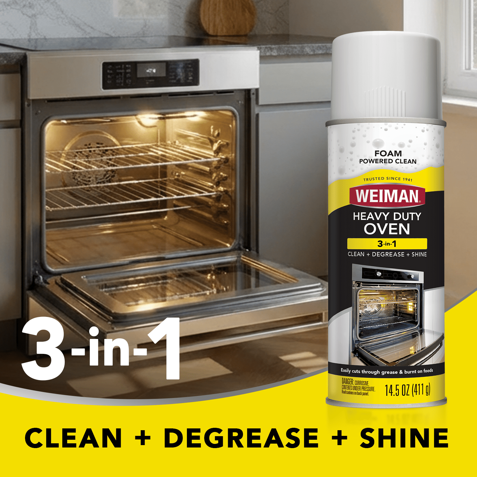 Weiman Heavy Duty Foaming Oven Cleaner 14.5 oz