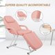 thumbnail image 2 of Adjustable Massage Table Tattoo Lash Pedicure Facial Massage Bed Salon w Stool My Lux Decor Round, 2 of 6