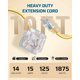 thumbnail image 2 of Cable de extensión DEWENWILS de 10 pies para exteriores, resistente, 15 A/125 V, 2 of 7