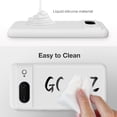 thumbnail image 3 of KOMI for Google Pixel 8 Case, Liquid Silicone Case with 2X Screen Protectors, Full Body Protective Cover, Shockproof, Slim Phone Case, Anti-Scratch Soft Microfiber Lining 6.2", White, 3 of 5