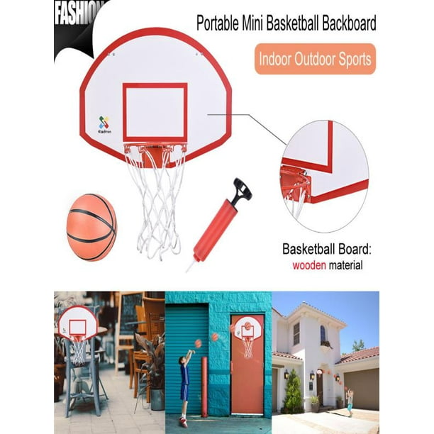 Mini Basketball Hoop OverTheDoor Basketball Backboard Indoor Outdoor