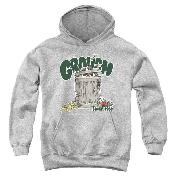 Sesame Street - Grouch - Youth Hooded Sweatshirt - Large