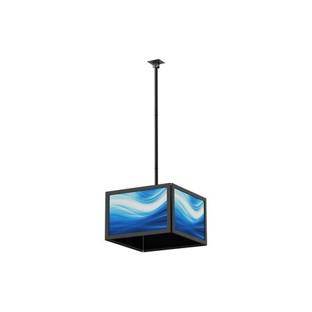 Monoprice Quad Sided Ceiling Tv Mount Bracket For Tvs 32 To 65