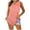 Pink, variant on Ladies Fashion Casual Summer V Neck Sleeveless Solid Color Tailcoat Vest Top for Women, S, Pink