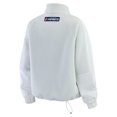 thumbnail image 3 of Women's WEAR by Erin Andrews White New England Patriots Polar Fleece Half-Zip Jacket, 3 of 5