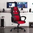 thumbnail image 2 of BestOffice Ergonomic PC Gaming Chair PU Leather Computer Office Chair with Lumbar Support,Tam, 2 of 7